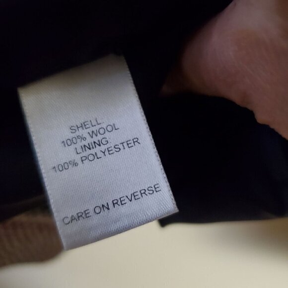 Talbots Vintage Wool Houndstooth Plaid 4 Button Jacket Size 4P - Picture 6 of 6